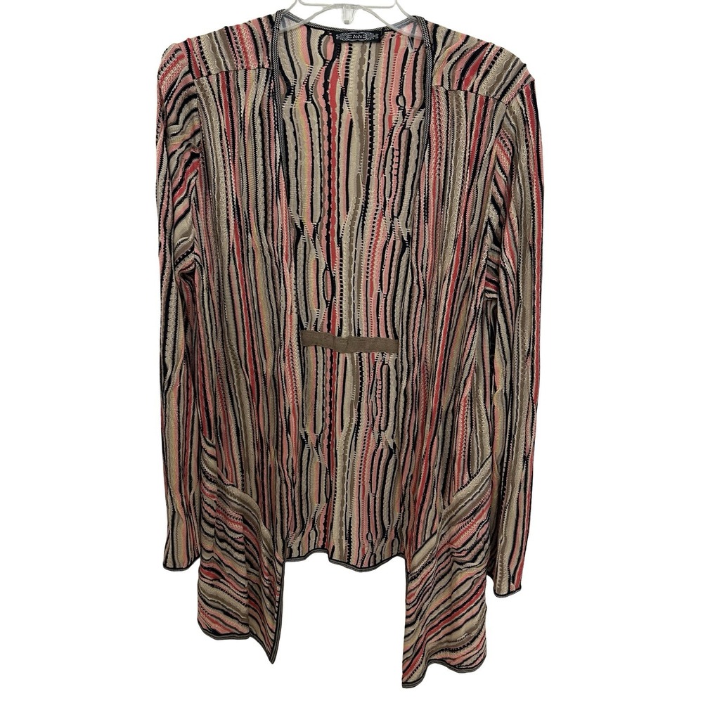 ZoZo Tunic Sweater Cardigan Multicolor Bohemian Women's Size‎ L NWT Designer